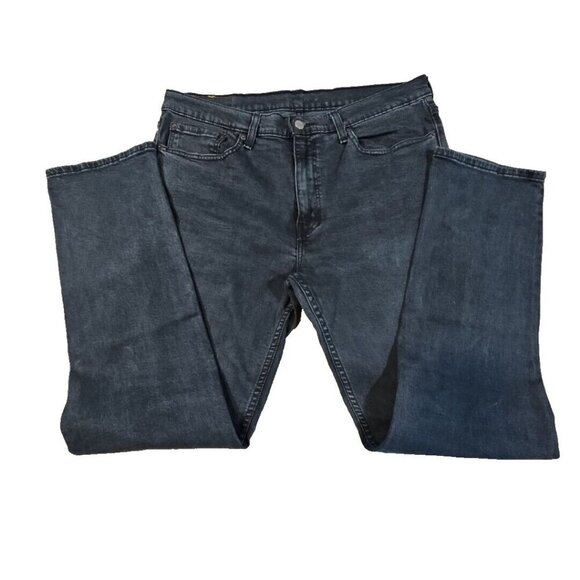 Levi's Jeans Men's W36 L32 Dark Slate Blue Tapered Leg Stretch PC9-04511-5654 - Picture 2 of 16